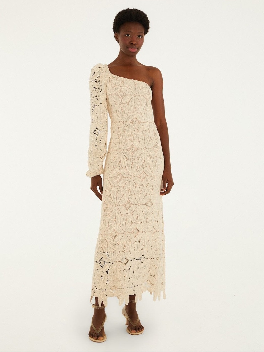 Farm Rio: ONE SHOULDER FLOWER
CROCHET DRESS